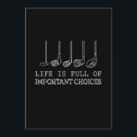 Leven Is Vol Belangrijke Keuzes Golf Kaart<br><div class="desc">Leven Is Vol Belangrijke Keuzes Golf</div>