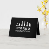 Leven Is Vol Van Belangrijke Keuzes, Schaker Kaart (Gele Bloem)