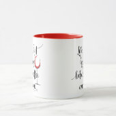 Leven is wat er gebeurt tussen koffie en wijn glas mok (Midden)