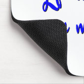 Leven is wat je ervan maakt Typografie Muismat (Hoek)