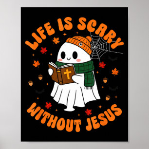 Leven is Y zonder Jezus - Christelijke Halloween  Poster