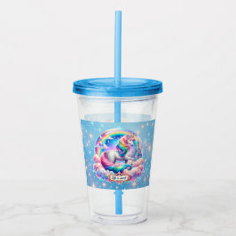 Leven Is Zoet Eenhoorn Regenboog Acrylbeker Cadeau Acryl Drinkbeker