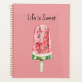 Leven is Zoete Watermeloen Popsicle Planner (Voorkant)