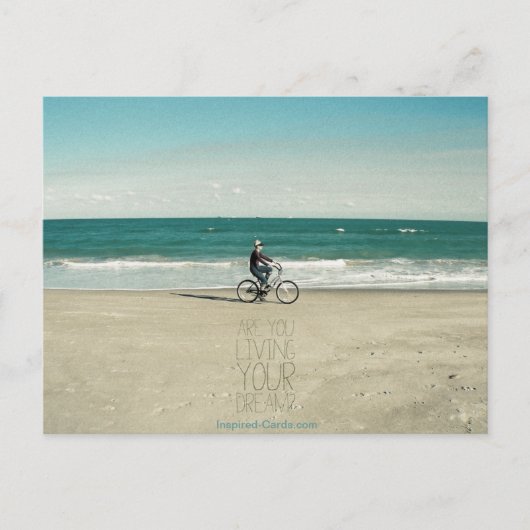 Leven jullie je droom? briefkaart (Voorkant)