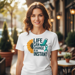 Leven Kan Astma-Bewustzijn Veranderen Tri-Blend Shirt