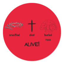 LEVEN! Klassieke ronde Stickers 20 per vel