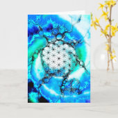 Leven - kleurloze manieren 2 kaart (Gele Bloem)