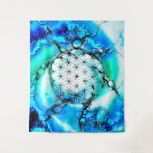 Leven - kleurloze manieren 2 wandkleed (Voorkant)