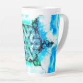 Leven - kleurloze manieren 3 latte mok (Rechterhoek)