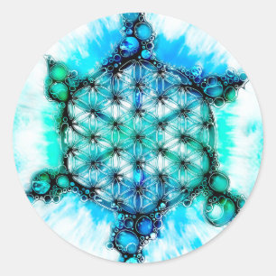Leven - kleurloze manieren 3 ronde sticker