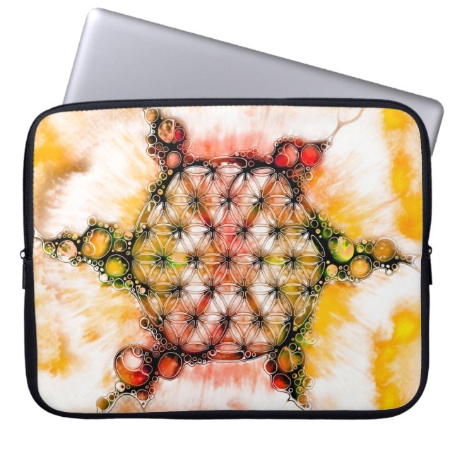 Leven - kleurloze manieren 4 laptop sleeve (Voorkant)