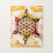 Leven - kleurloze manieren 4 legpuzzel (Verticaal)