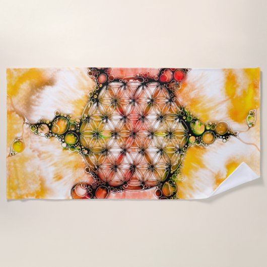 Leven - kleurloze manieren 4 strandlaken (Voorkant)