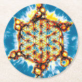 Leven - kleurloze manieren 5 ronde kartonnen onderzetter (Voorkant)