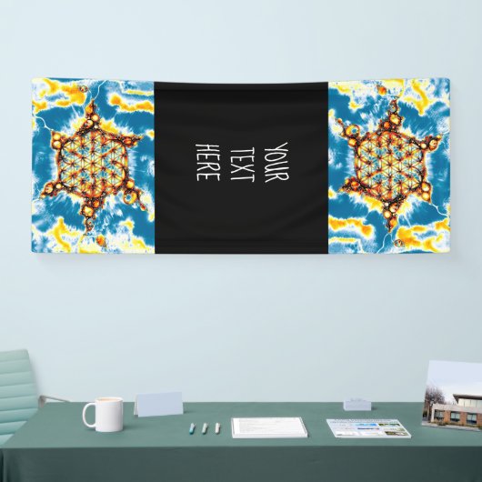 Leven - kleurloze manieren 5 spandoek (Beurs)