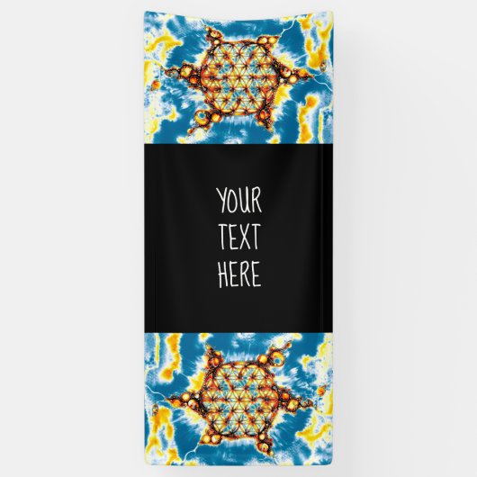 Leven - kleurloze manieren 5 spandoek (Verticaal)