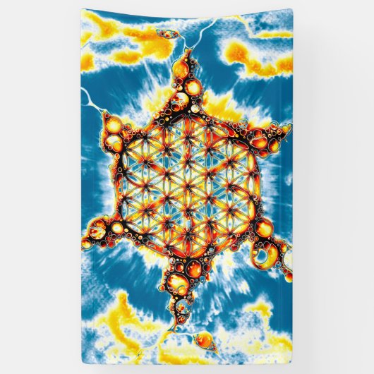 Leven - kleurloze manieren 5 spandoek (Verticaal)