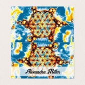 Leven - kleurloze manieren 5 visitekaartje (Buitenkant ongevouwen)