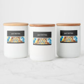 Leven - kleurloze manieren 5 voedselcontainer etiket (Flessen)