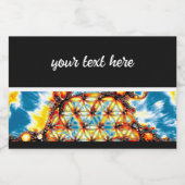 Leven - kleurloze manieren 5 voedselcontainer etiket (Enkel label)