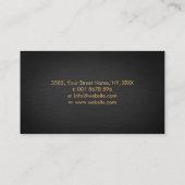 Leven - kleurrijke luxeversiering visitekaartje (Achterkant)