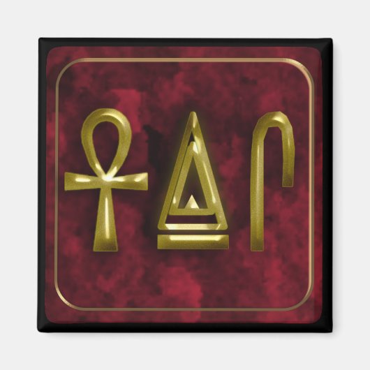 Leven, kracht, gezondheid magneet (Voorkant)