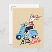 Leven La Vida Lola Scooter Graphic Briefkaart (Voorkant / Achterkant)