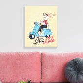 Leven La Vida Lola Scooter Graphic Canvas Afdruk (Insitu (Woonkamer))