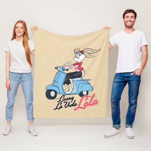 Leven La Vida Lola Scooter Graphic Fleece Deken (In situ)
