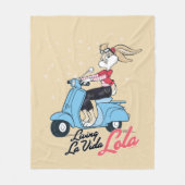 Leven La Vida Lola Scooter Graphic Fleece Deken (Voorkant)