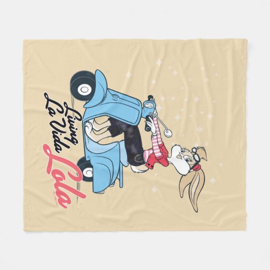 Leven La Vida Lola Scooter Graphic Fleece Deken (Voorkant (Horizontaal))