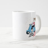 Leven La Vida Lola Scooter Graphic Grote Koffiekop (Voorkant rechts)