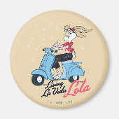 Leven La Vida Lola Scooter Graphic Magneet (Voorkant)