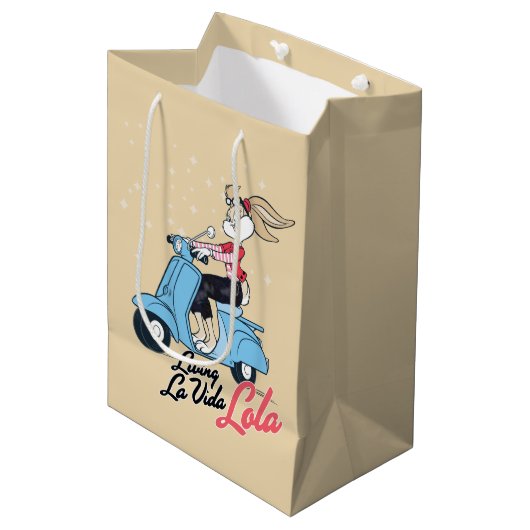 Leven La Vida Lola Scooter Graphic Medium Cadeauzakje (Voorkant Gekanteld)