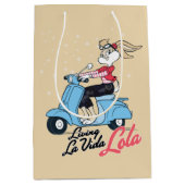 Leven La Vida Lola Scooter Graphic Medium Cadeauzakje (Voorkant)