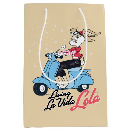 Leven La Vida Lola Scooter Graphic Medium Cadeauzakje (Voorkant)