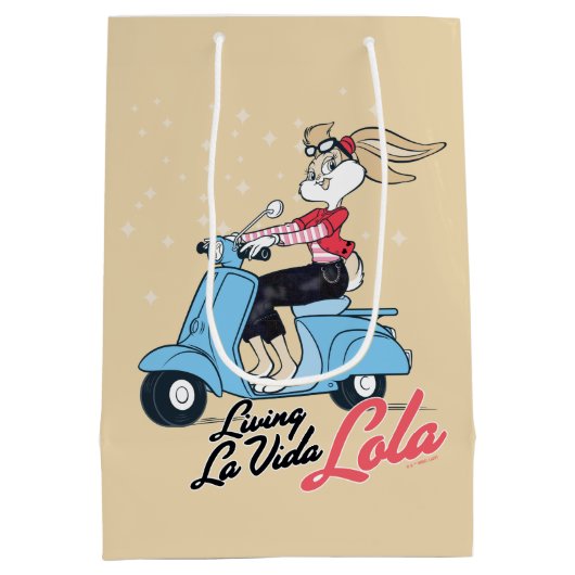 Leven La Vida Lola Scooter Graphic Medium Cadeauzakje (Achterkant)