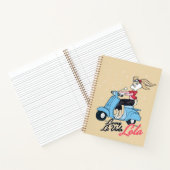 Leven La Vida Lola Scooter Graphic Notitieboek (Binnen)