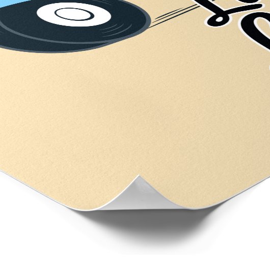 Leven La Vida Lola Scooter Graphic Poster (Hoek)