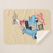 Leven La Vida Lola Scooter Graphic Sherpa Deken (Voorkant (horizontaal))