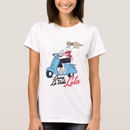 Leven La Vida Lola Scooter Graphic T-shirt (Voorkant)