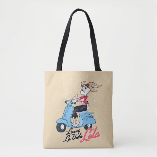 Leven La Vida Lola Scooter Graphic Tote Bag (Voorkant)
