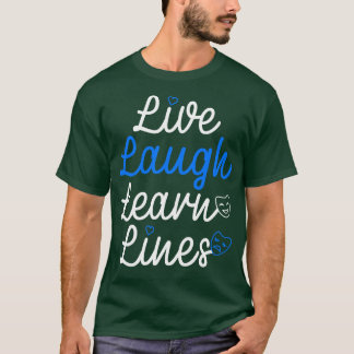 Leven Lach Leren Lijnen T-shirt