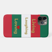 Leven, lachen, liefhebben Case-Mate iPhone case (Achterkant (horizontaal))