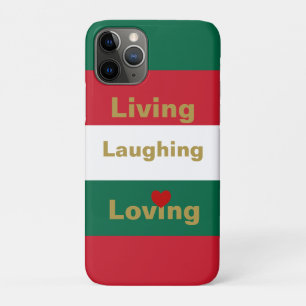 Leven, lachen, liefhebben Case-Mate iPhone case