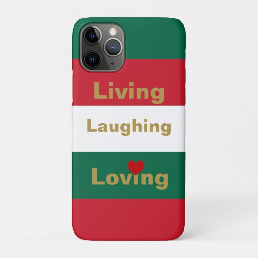 Leven, lachen, liefhebben Case-Mate iPhone case (Achterkant)