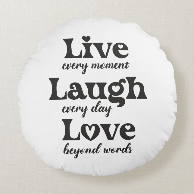 Leven, lachen, liefhebben - drie mooie woorden rond kussen (Voorkant)