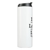 Leven, lachen, liefhebben - drie mooie woorden thermosbeker (Gedraaid links)