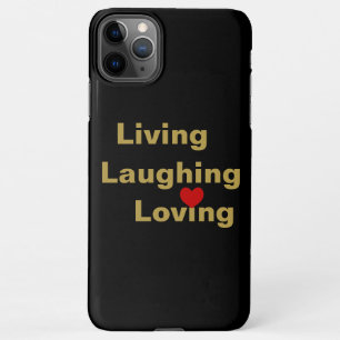 Leven, lachen, liefhebben iPhone 11Pro max hoesje