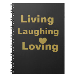 Leven, lachen, liefhebben notitieboek